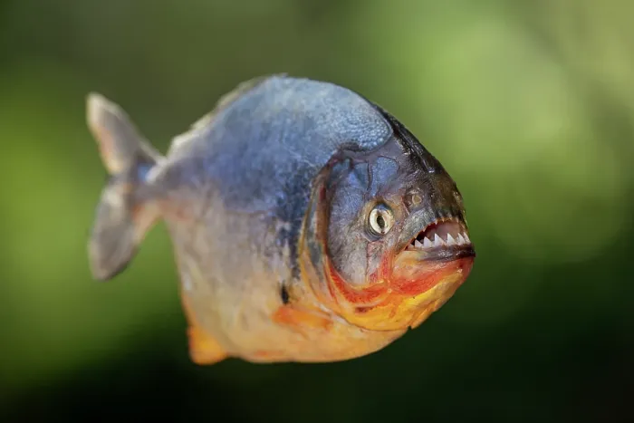 Framed Print : Red-bellied piranha (Pygocentrus nattereri) portrait, Pantanal, Mato Grosso, Brazil Framed Print : Red-bellied piranha (Pygocentrus nattereri) portrait, Pantanal, Mato Grosso, Brazil
