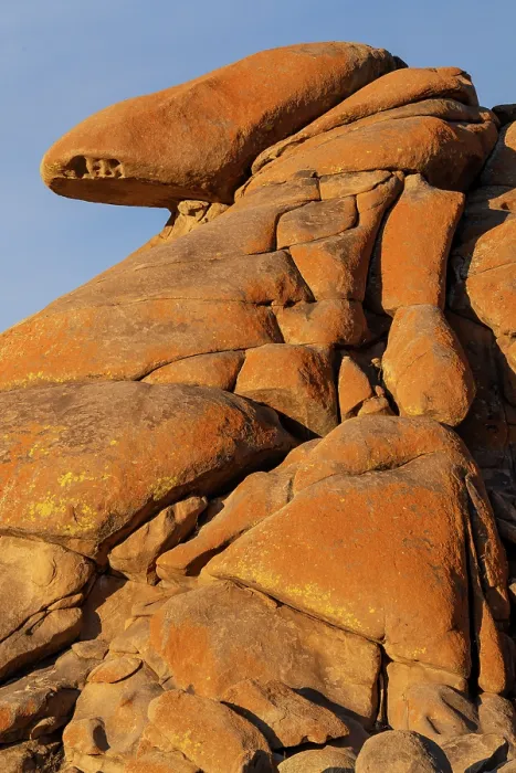 Framed Print : Red granite rock formations in the Margaz Mountains, Western Mongolia. November, 2024 Framed Print : Red granite rock formations in the Margaz Mountains, Western Mongolia. November, 2024