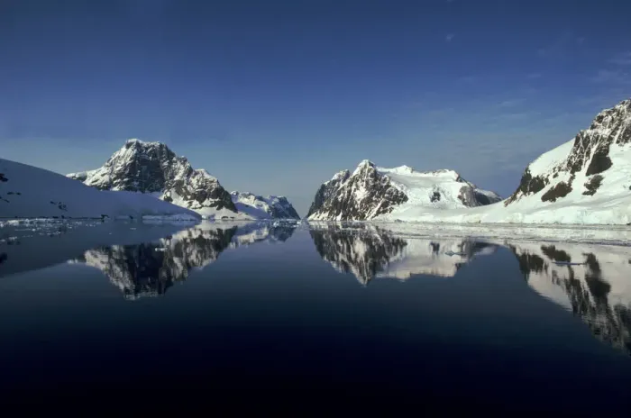 Framed Print : Reflection of Lemaire Channel, Antarctica Framed Print : Reflection of Lemaire Channel, Antarctica
