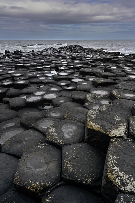 Framed Print : RF - Basalt hexagonal rocks at the Giant's Causeway, UNESCO World Heritage Site, County Antrim, Northern Ireland, UK Framed Print : RF - Basalt hexagonal rocks at the Giant's Causeway, UNESCO World Heritage Site, County Antrim, Northern Ireland, UK