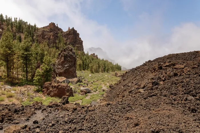 Framed Print : RF - Sea of cloud rising above old lava flows at 2100m in Las Canadas caldera below Montana del Cedro, Teide National Park, Tenerife, Canary Islands. May, 2023 Framed Print : RF - Sea of cloud rising above old lava flows at 2100m in Las Canadas caldera below Montana del Cedro, Teide National Park, Tenerife, Canary Islands. May, 2023