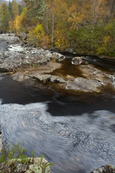Framed Print : River Affric flowing through Silver birch and Scots pine woodland in autumn, Glen Affric Framed Print : River Affric flowing through Silver birch and Scots pine woodland in autumn, Glen Affric