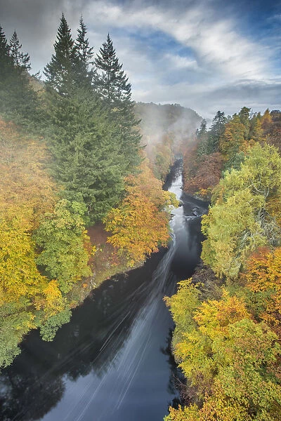 River Garry, Pass of Killiecrankie, Pitlochry, Perthshire, Scotland, UK. October, 2013