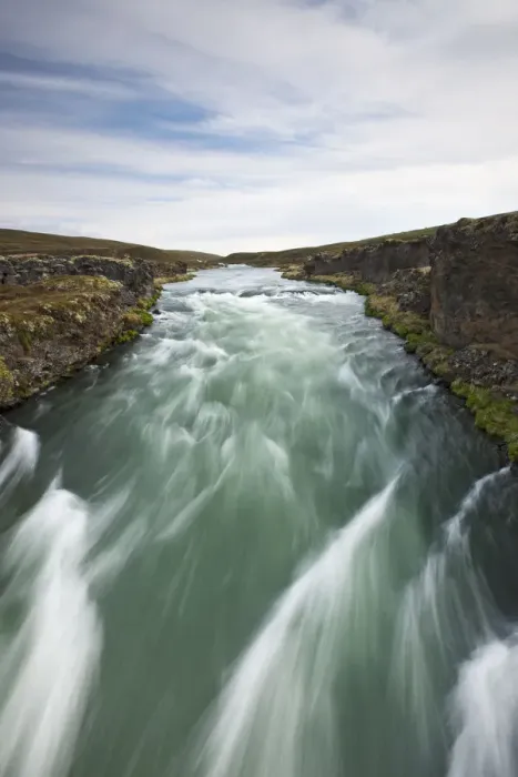 Framed Print : River Laxa, Myvatn, Thingeyjarsyslur, Iceland, June 2009