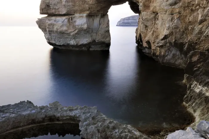 Framed Print : Rock formations / Azur Window at Blue Hole, Dwejra, Gozo, Malta, May 2009 Framed Print : Rock formations / Azur Window at Blue Hole, Dwejra, Gozo, Malta, May 2009