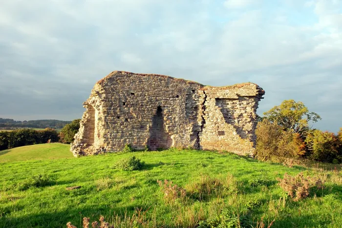 Framed Print : Ruins of Shell Keep of Kilpeck Castle, Herefordshire, England, UK, October 2015. Castle built in medieval era Framed Print : Ruins of Shell Keep of Kilpeck Castle, Herefordshire, England, UK, October 2015. Castle built in medieval era