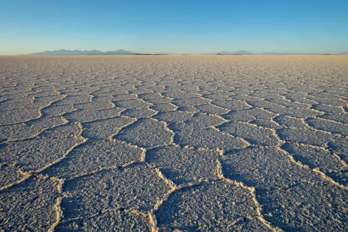 Framed Print : Salt formations on surface of Salar de Uyuni Salt Pan. Bolivia, December Framed Print : Salt formations on surface of Salar de Uyuni Salt Pan. Bolivia, December
