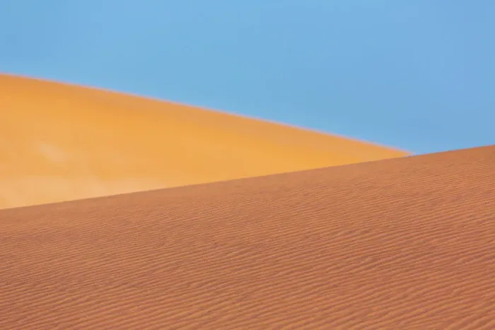 Framed Print : Sand Dunes in Swakopmund, Namibia. June 2015