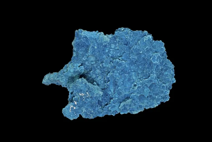Framed Print : Shattuckite, Cu5(SiO3)4(OH)2, basic copper silicate, a relatively rare copper mineral, Katanga province, Democratic Republic of Congo