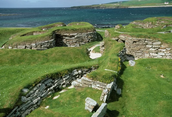 Framed Print : Skara Brae neolithic village remains on the coast, Sandwick, Orkney, Scotland, UK Framed Print : Skara Brae neolithic village remains on the coast, Sandwick, Orkney, Scotland, UK