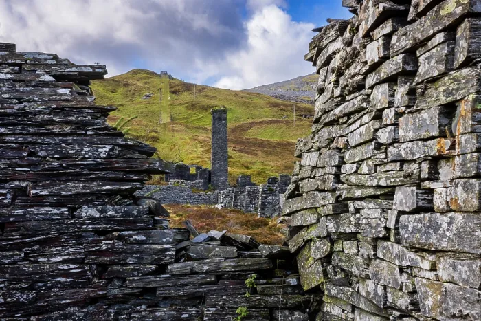 Framed Print : Slate quarry ruins at Rhiw-bach, Blaenau Ffestiniog, UNESCO World Heritage Site, Snowdonia / Eryri National Park, Wales, UK. October, 2022 Framed Print : Slate quarry ruins at Rhiw-bach, Blaenau Ffestiniog, UNESCO World Heritage Site, Snowdonia / Eryri National Park, Wales, UK. October, 2022