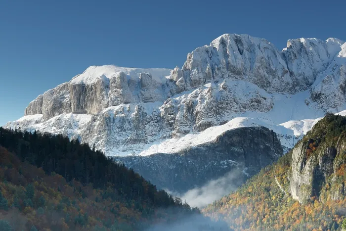 Framed Print : Snowcapped Sierra de Alano mountains, Valles Occidentales Natural Park, Pyrenees, Spain. November, 2023 Framed Print : Snowcapped Sierra de Alano mountains, Valles Occidentales Natural Park, Pyrenees, Spain. November, 2023