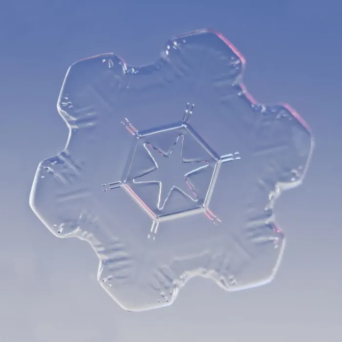 Framed Print : Snowflake magnified under microscope, Lilehammer, Norway Framed Print : Snowflake magnified under microscope, Lilehammer, Norway
