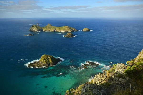 Soldiers Cap and Admiralty Islands from Malabar Hill, Lord Howe island, Lord Howe