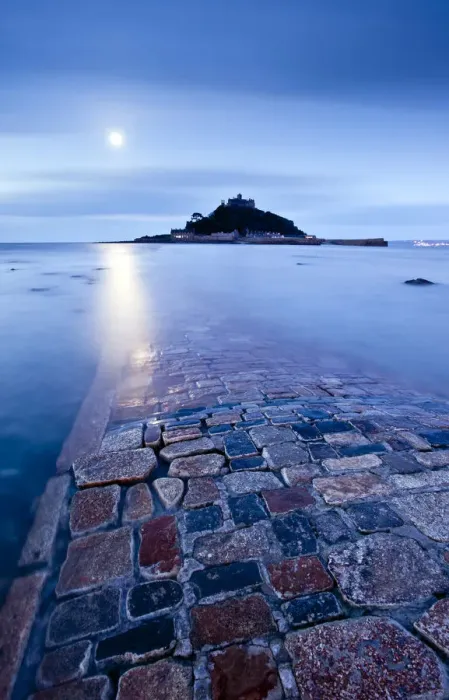 Framed Print : St Michaels Mount by moonlight, Marazion, West Cornwall, England, UK. March 2010 Framed Print : St Michaels Mount by moonlight, Marazion, West Cornwall, England, UK. March 2010