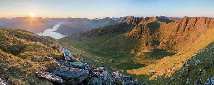 Framed Print : Sunrise from Ladar Bheinn. Knoydart, Highlands, Scotland, UK, June 2016 Framed Print : Sunrise from Ladar Bheinn. Knoydart, Highlands, Scotland, UK, June 2016