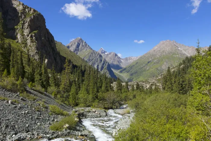 Framed Print : Terskey Alatau Mountains, Karakol, Kyrgyzstan. August 2016 Framed Print : Terskey Alatau Mountains, Karakol, Kyrgyzstan. August 2016