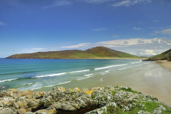 Framed Print : Tranarossan Bay, near Melmore Head, Rosguill Peninsula, County Donegal, Republic of Ireland Framed Print : Tranarossan Bay, near Melmore Head, Rosguill Peninsula, County Donegal, Republic of Ireland