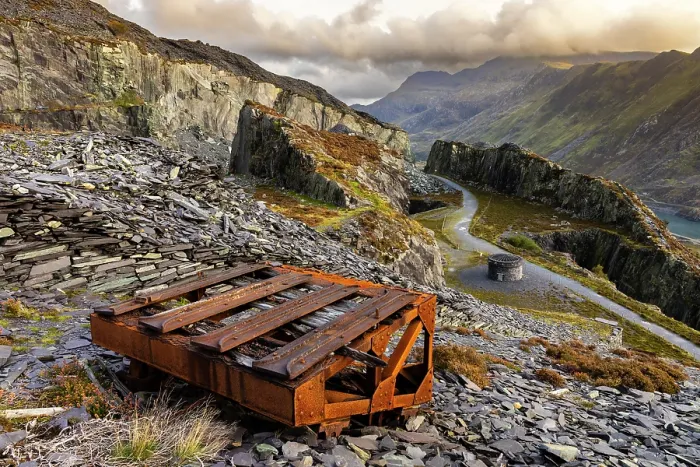 Framed Print : View over Dinorwig Quarry, a disused slate quarry, UNESCO World Heritage Site, Snowdonia / Eryri National Park, Llanberis, Wales, UK. October, 2022 Framed Print : View over Dinorwig Quarry, a disused slate quarry, UNESCO World Heritage Site, Snowdonia / Eryri National Park, Llanberis, Wales, UK. October, 2022