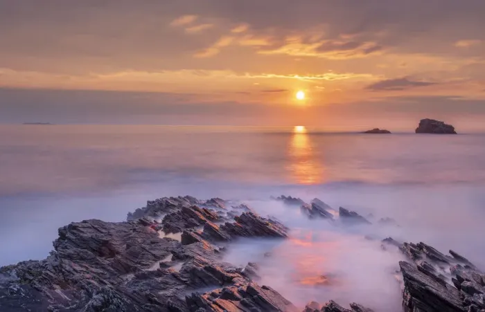 Framed Print : View of Rosguill Peninsula at sunset, County Donegal, Ireland, Atlantic Ocean. May, 2021 Framed Print : View of Rosguill Peninsula at sunset, County Donegal, Ireland, Atlantic Ocean. May, 2021