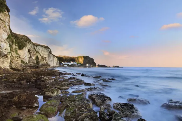 Framed Print : White park bay, North Antrim coastline, Ireland, December 2012