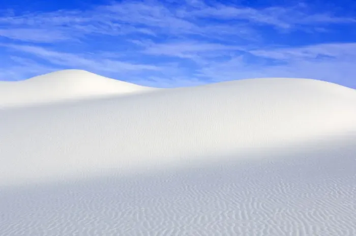 Framed Print : White sand dunes against blue sky, White Sands National Monument, New Mexico, USA Framed Print : White sand dunes against blue sky, White Sands National Monument, New Mexico, USA