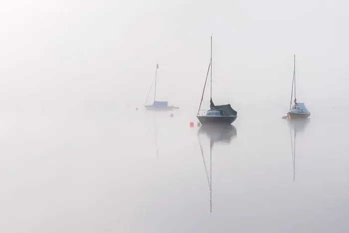 Framed Print : Wimbleball reservoir, mist, reflections and sailing boats, Exmoor National Park, Somerset, UK. May 2017 Framed Print : Wimbleball reservoir, mist, reflections and sailing boats, Exmoor National Park, Somerset, UK. May 2017