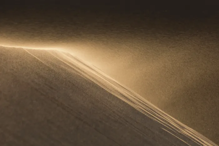 Framed Print : Wind blowing the sand off a dune in the Sahara desert, Erg Chebbi, Morocco. January 2020. GDT European Photographer of the Year Competition 2024 - 2nd place in Landscapes category Framed Print : Wind blowing the sand off a dune in the Sahara desert, Erg Chebbi, Morocco. January 2020. GDT European Photographer of the Year Competition 2024 - 2nd place in Landscapes category