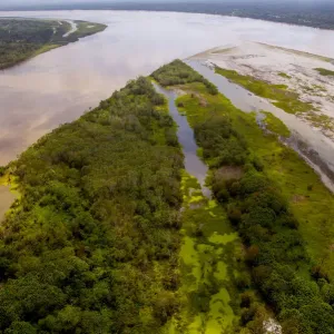 Amazon River Aerial Print Amazon River Aerial Print