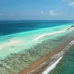 Dhigurah Island Reef Aerial Print Dhigurah Island Reef Aerial Print