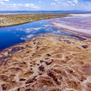 Aerial view of Soda lake Print, 2019 Aerial view of Soda lake Print, 2019