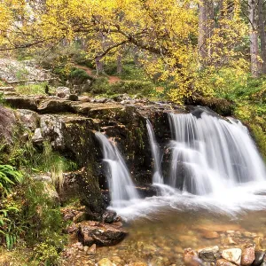 Allt Fhearnagan Waterfall Print Allt Fhearnagan Waterfall Print