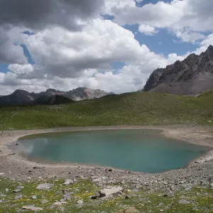 Alpine Lake Print, Lac des Rouites, The Alps, France