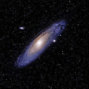 Andromeda (M31) with its two syster galaxies (M32 and M110) Eastern Colorado. 8 November 2015