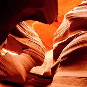 Antelope Canyon Print, Navajo sandstone slot canyon Antelope Canyon Print, Navajo sandstone slot canyon