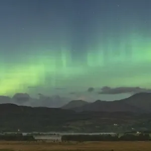 Aurora borealis Print over Ben Ledi Aurora borealis Print over Ben Ledi