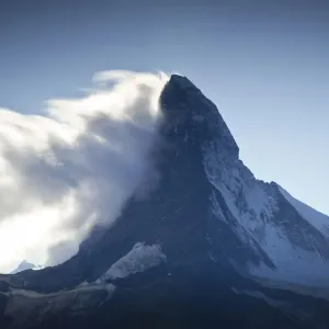 Matterhorn Summit Banner Cloud Print Matterhorn Summit Banner Cloud Print
