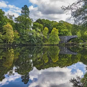 Beaver Bridge Print over River Conwy in North Wales