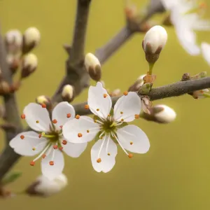 Blackthorn Blossom Print, Cornwall Blackthorn Blossom Print, Cornwall