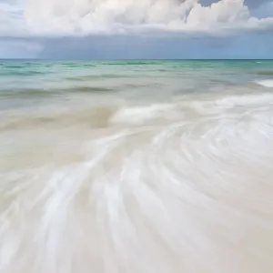 Coastal landscape with empty beach, Ria Lagartos Biosphere Reserve, Yucatan Peninsula Coastal landscape with empty beach, Ria Lagartos Biosphere Reserve, Yucatan Peninsula
