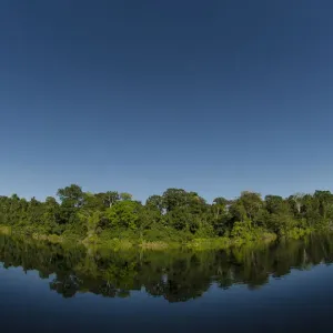 Fisheye View of Cocha Cashu Lake Print Fisheye View of Cocha Cashu Lake Print