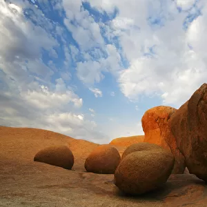Granite boulders in Spitzkoppe mountains, Namib Desert, Namibia, October