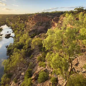 Hawks Head Lookout over the Murchison River gorge, Kalbarri National Park, Western Australia