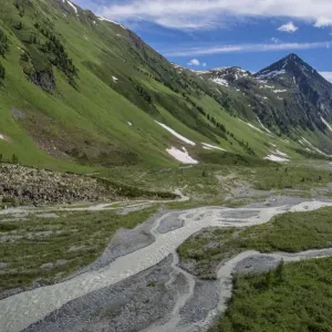The Katun River, Belukha Natural Park. Altai Republic, Russia The Katun River, Belukha Natural Park. Altai Republic, Russia