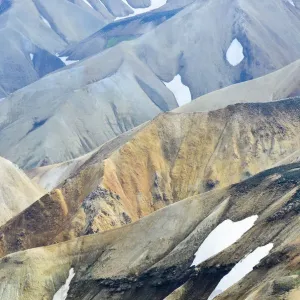 Landmannalaugar volcanic mountains, Iceland. July Landmannalaugar volcanic mountains, Iceland. July