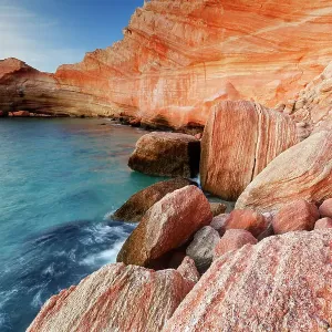 San Jose Island coastline print, Sea of Cortez, Mexico San Jose Island coastline print, Sea of Cortez, Mexico