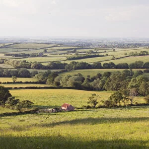 Landscape looking over the Leicestershire and Nottinghamshire border, UK