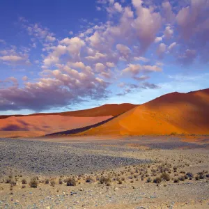 Landscape of the Namib desert, Sossusvlei region, Namibia, March