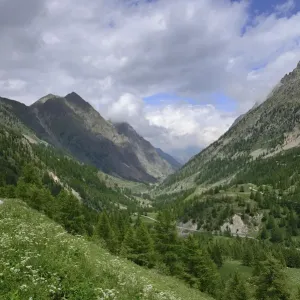 Landscape of Vallee de Sant Anna, Maritime Alps, Italy, July 2014 Landscape of Vallee de Sant Anna, Maritime Alps, Italy, July 2014