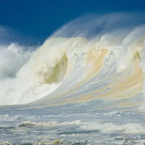 Large waves breaking off the most southern coast of Madagascar, Cap Sainte Mairie Large waves breaking off the most southern coast of Madagascar, Cap Sainte Mairie